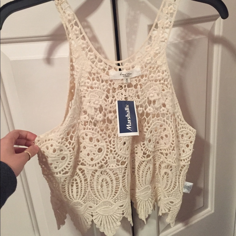 Beach see through top